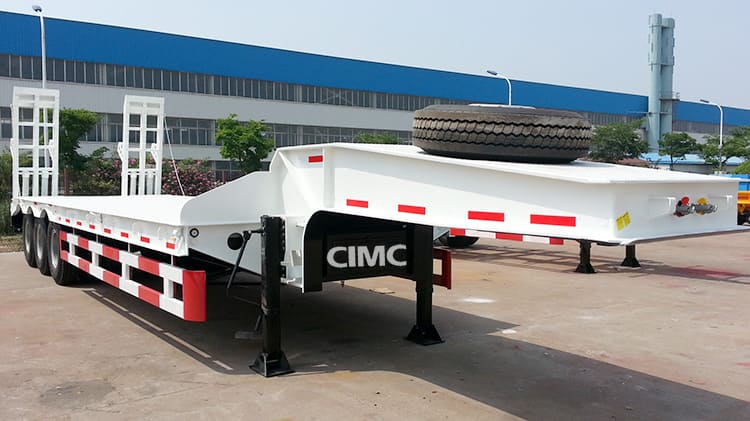 cimc lowbed semi trailer