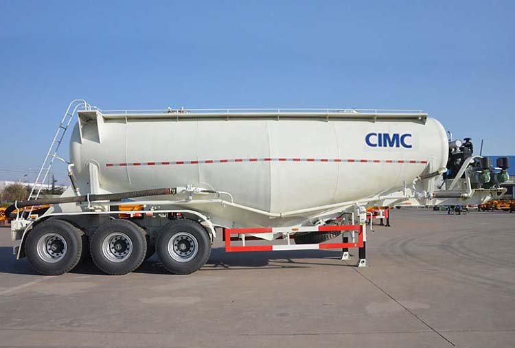 CIMC Tri Axle Dry Bulk Powder Tanker Trailer for Sale