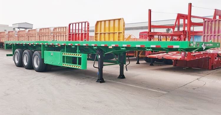 CIMC 40 Foot 3 Axle Flatbed Semi Trailer