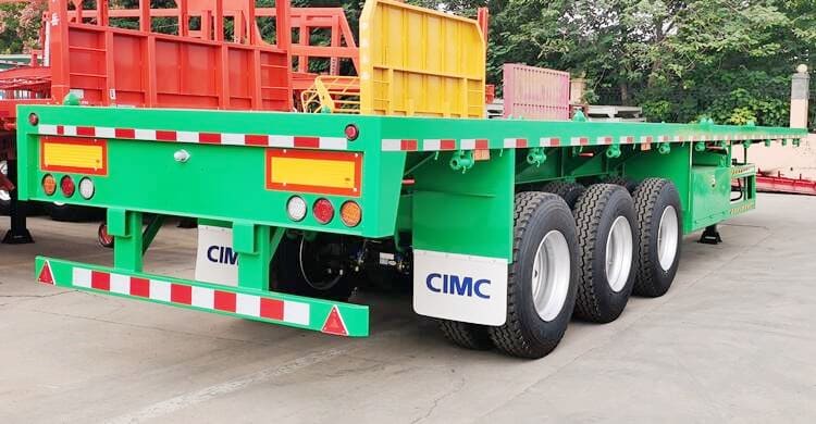 CIMC 40 Foot 3 Axle Flatbed Semi Trailer