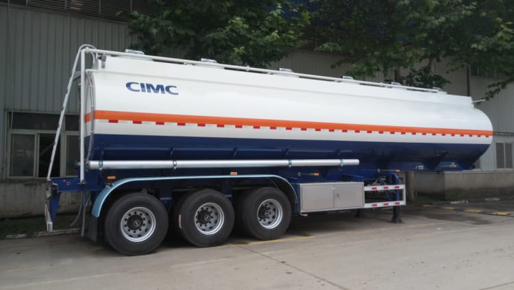 CIMC 3 Axle 50000 Liters Carbon Steel Fuel Tanker Semi Trailer for Sale in Zimbabwe