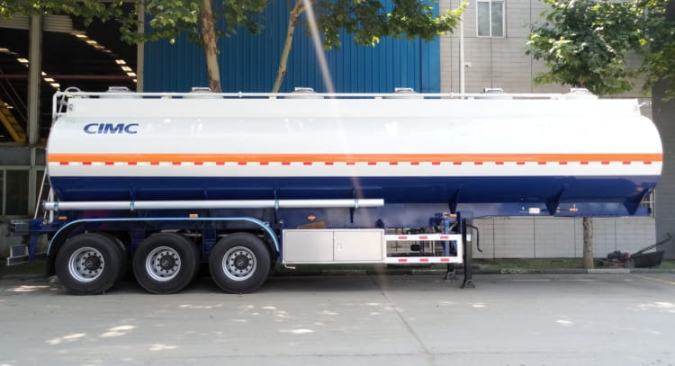 CIMC 3 Axle 50000 Liters Carbon Steel Fuel Tanker Semi Trailer for Sale in Zimbabwe