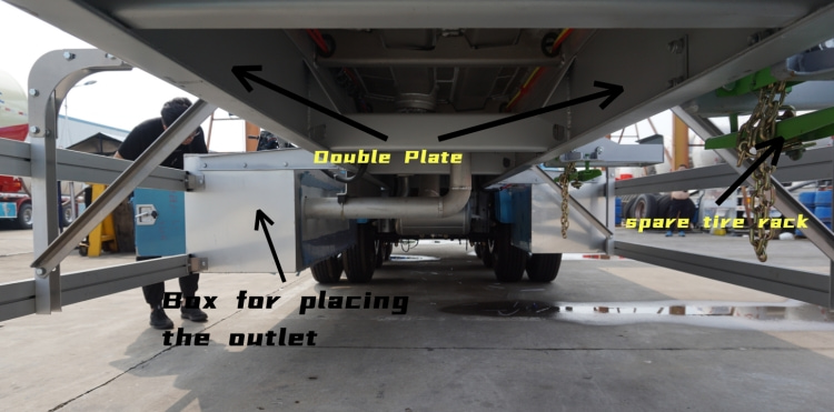 Aluminum Diesel Tanker Trailer for Sale in Ghana | Oil Tank Prices | CIMC Tank