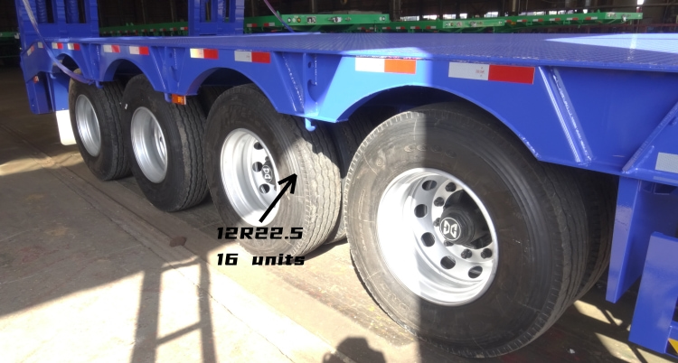 4 Axle 100 Ton Low Bed Trailer for Sale in Nigeria | Low Bed Trailer Price | CIMC Vehicles