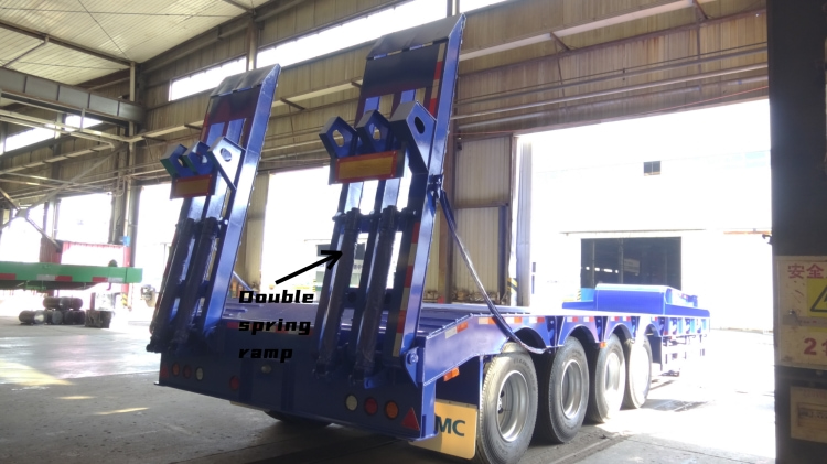 4 Axle 100 Ton Low Bed Trailer for Sale in Nigeria | Low Bed Trailer Price | CIMC Vehicles