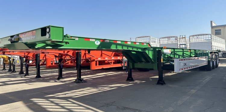 CIMC Tri Axle 12m Skeletal Trailer for Sale in Mauritius | Skeletal Container Trailer | CIMC Trailer Manufacturer