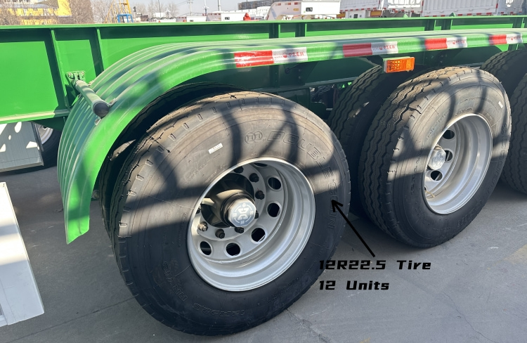 CIMC Tri Axle 12m Skeletal Trailer for Sale in Mauritius | Skeletal Container Trailer | CIMC Trailer Manufacturer