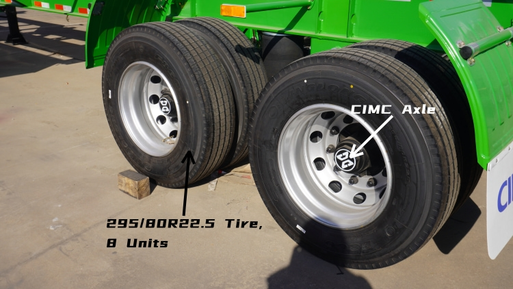 CIMC 40ft Skeleton Trailer for Sale in Costa Rica | CIMC Chassis for Sale | 40ft 2 Axle Container Chassis