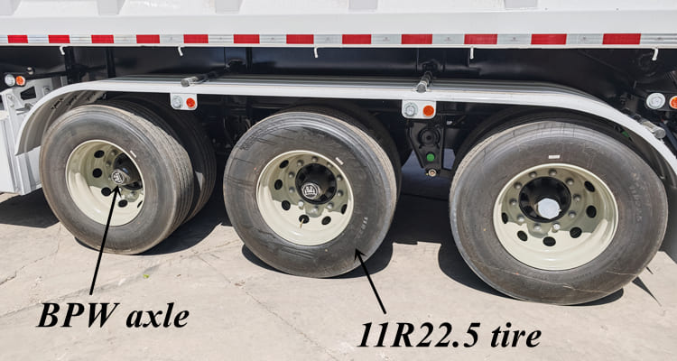 CIMC 3 Axle Tipper Trailer for Sale in Ghana