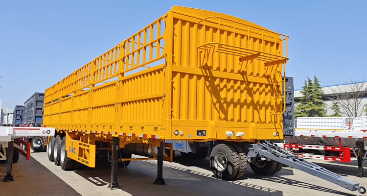 CIMC Tri Axle Fence Semi Trailer for Sale in Congo