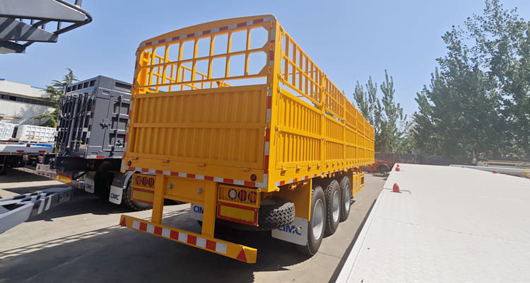 CIMC Tri Axle Fence Semi Trailer for Sale in Congo