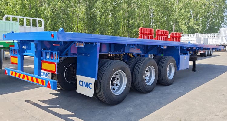 CIMC Tri Axle Flat Deck Trailer for Sale in Georgia