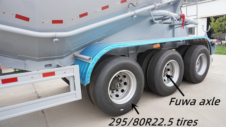 Bulk Cement Tank Semi Trailer for Sale in Burundi