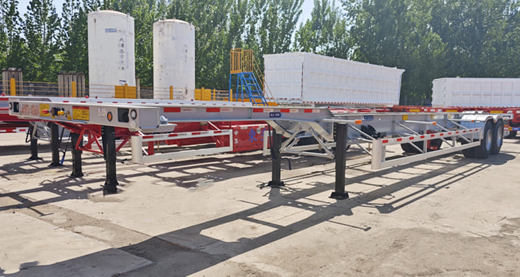 40ft Skeleton Semi Trailer for Sale in Burkina Faso