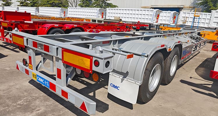 40ft Skeleton Semi Trailer for Sale in Burkina Faso