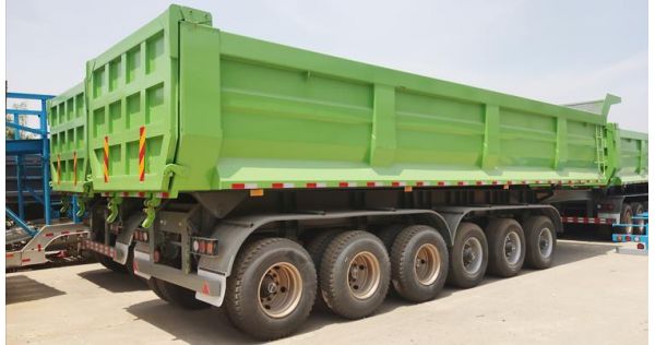 6 Axle 80 Ton Tipper Dump Trailer will be sent to Zimbabwe