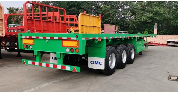 3 Axle 20/40Ft Flatbed Trailer for Sale In Nigeria
