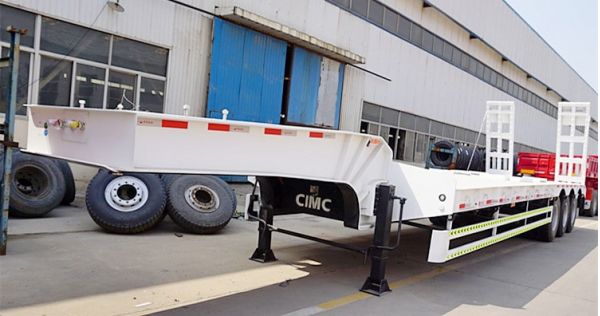 3 Axle 60T Low Loader Truck Trailer for Sale in Jamaica