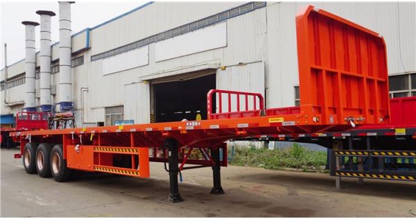 3 Axle Flatbed Trailer with Front Board will be shipped to Zambia