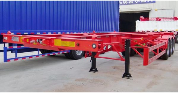 Tri Axle Container Chassis Trailer will be sent to Oman