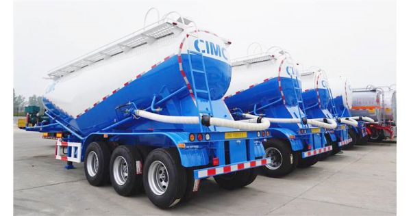 Tri Axle 50cbm Cement Powder Tanker Trailer will be sent to Jamaica