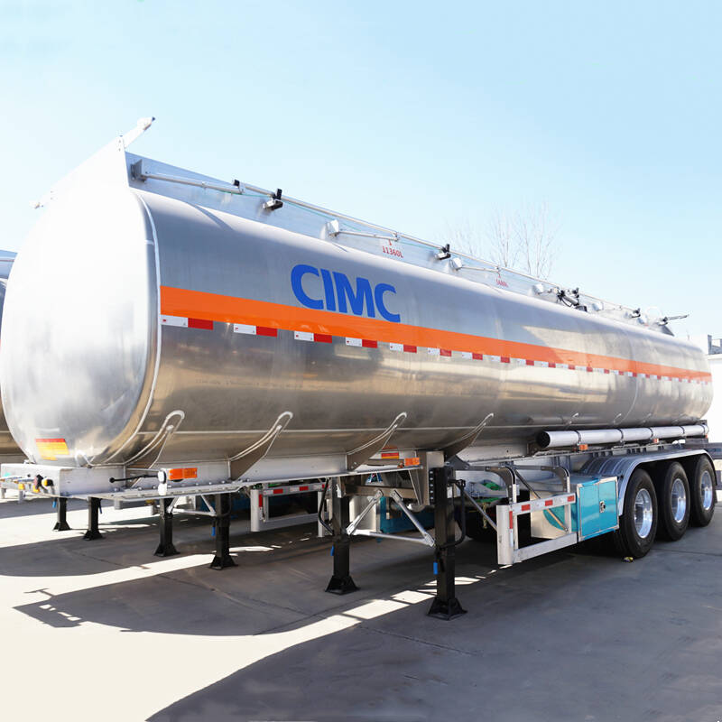 CIMC 3 Axle Aluminum Fuel Tanker