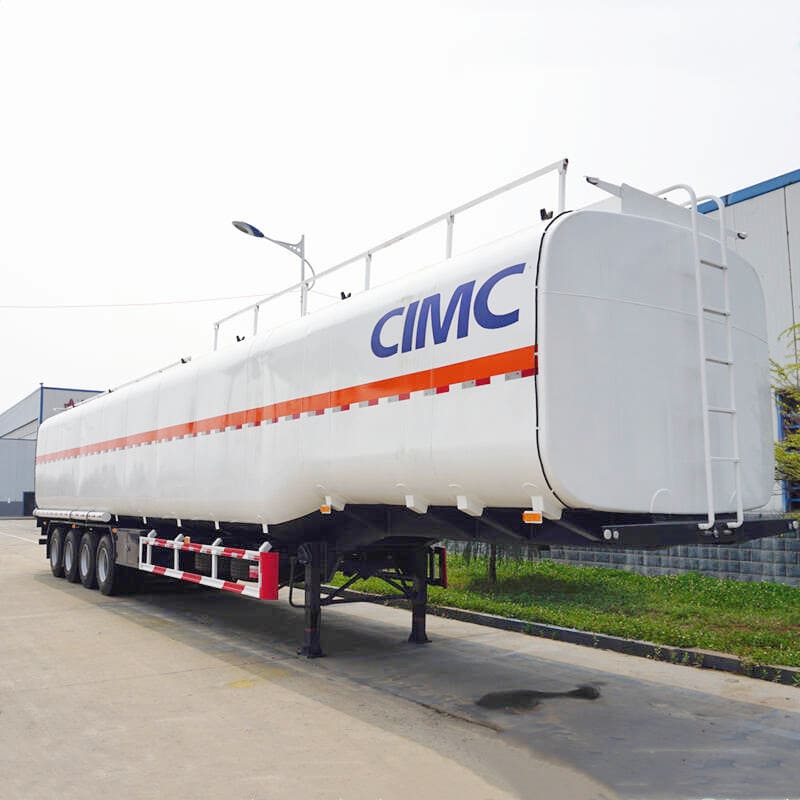  4 Axles 50000 Liters Petroleum Tanker Trailer