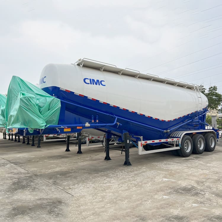 3 Axle 50Ton Dry Bulk Tanker Trailers
