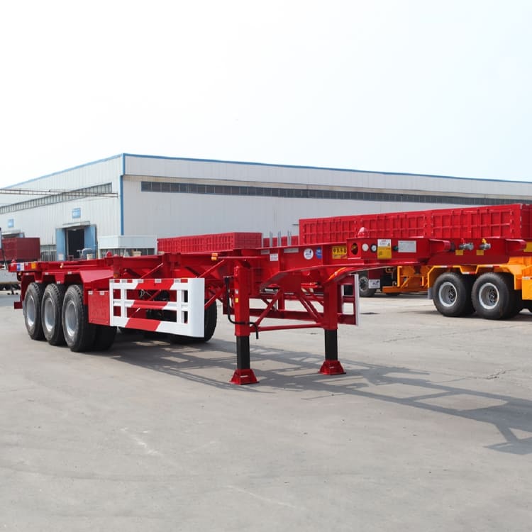 3 Axles 40ft Skeleton Container Semi Trailer