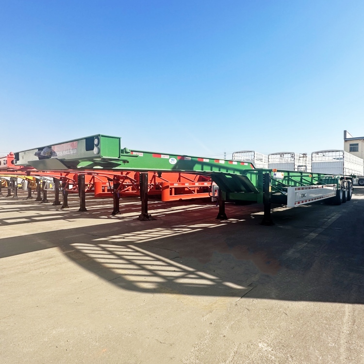 CIMC Tri Axle 12m Gooseneck Skeletal Trailer