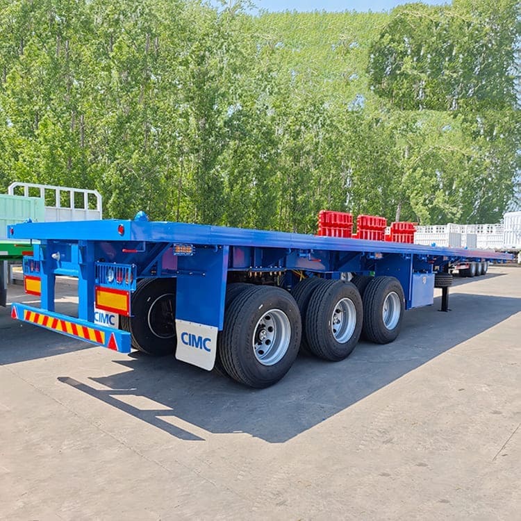 CIMC Tri Axle Flat Deck Trailer